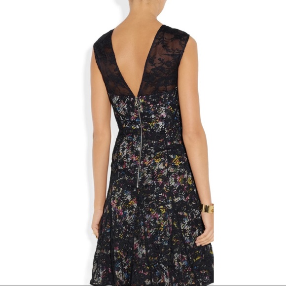 Erdem Sleeveless Lace Ruby Dress - Picture 3 of 10